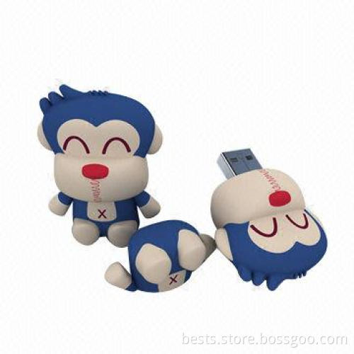 Animal Design USB Flash Drive, Made of PVC